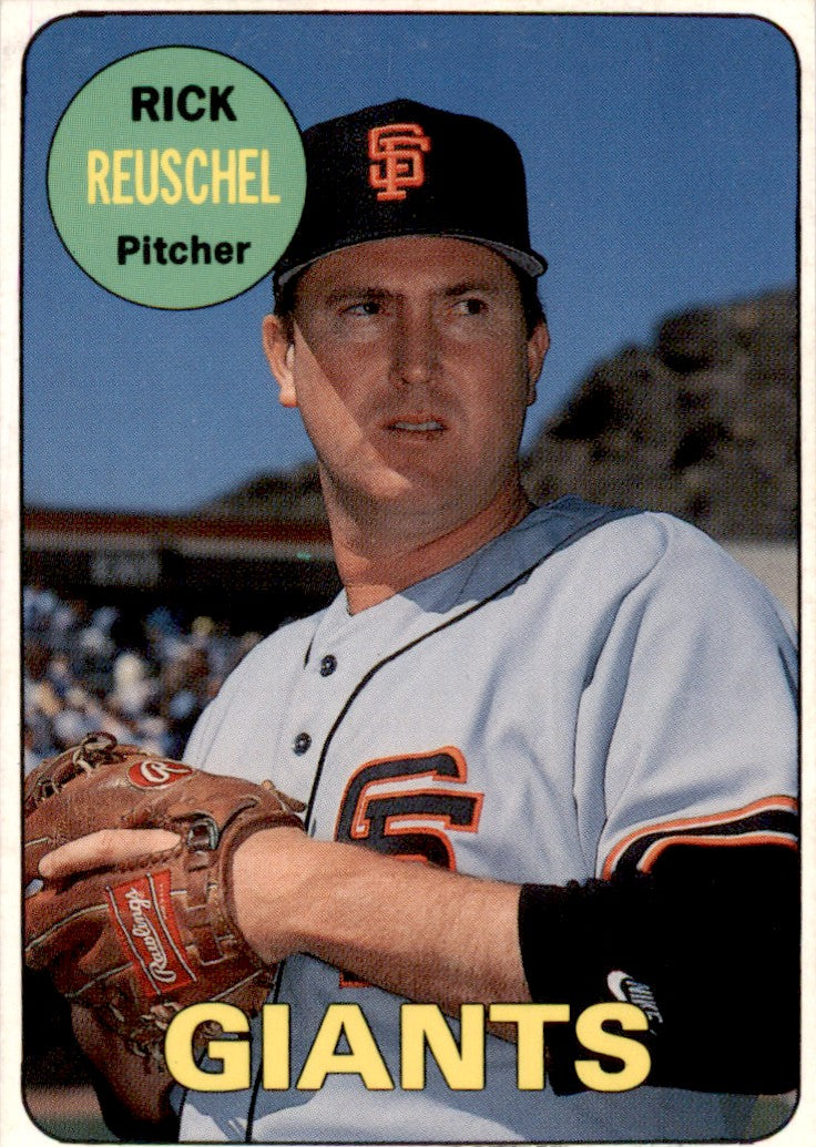 1990 Baseball Card Magazine '69 Topps Replicas #12 Rick Reuschel Giants