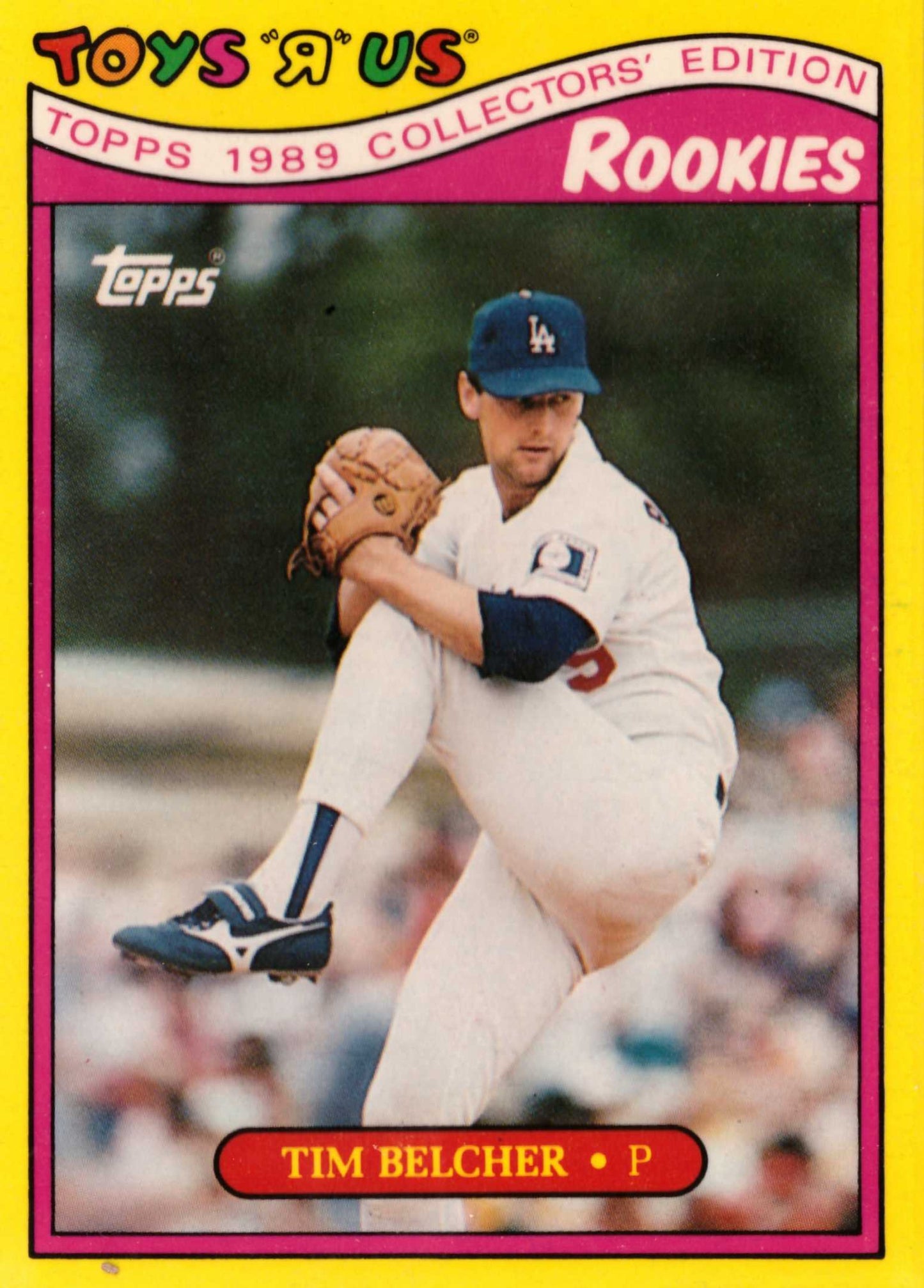 1989 Topps Toys "R" Us Rookies Baseball #3 Tim Belcher Los Angeles Dodgers