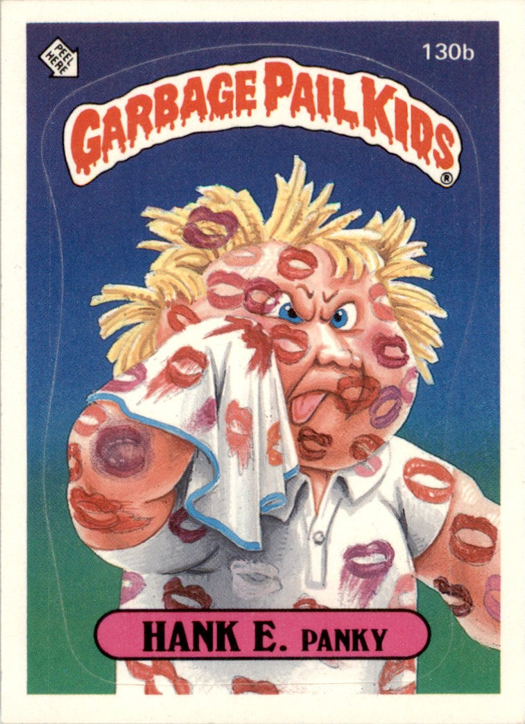 1986 Garbage Pail Kids Series 6 #130b Hank E. Panky Two Asterisks VG