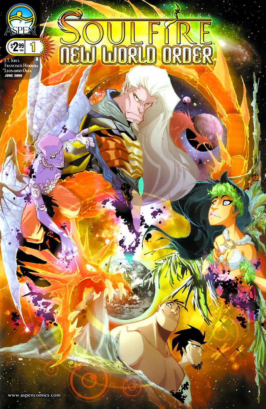 Soulfire: New World Order #1A (2007-2009) Aspen Comics