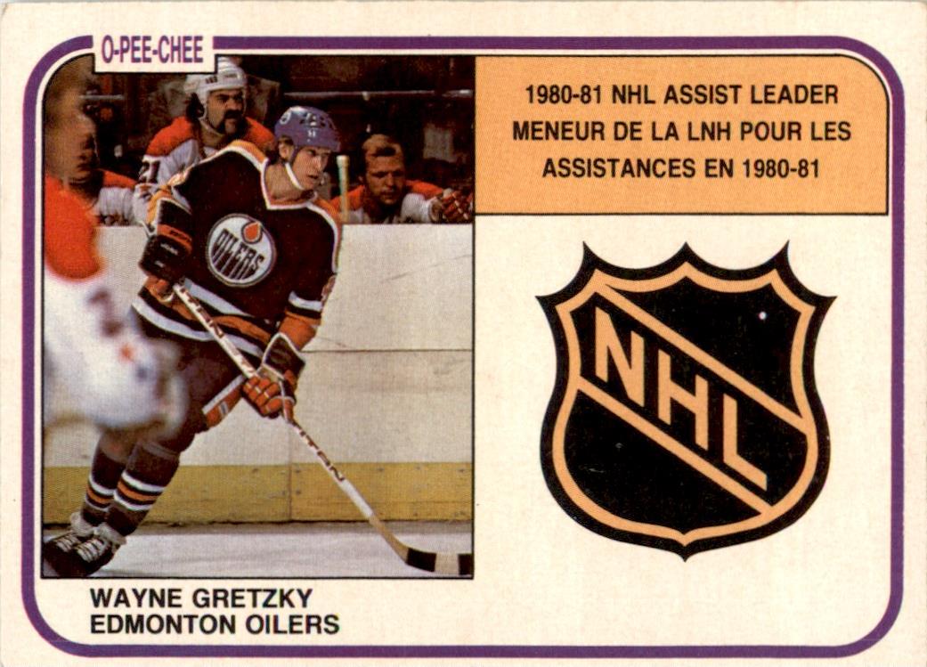 1981 O-Pee-Chee #383 Wayne Gretzky Edmonton Oilers EX-MT