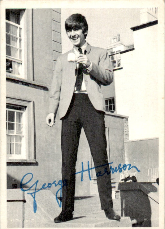 1964 Topps The Beatles Black & White #30 George Harrison EX