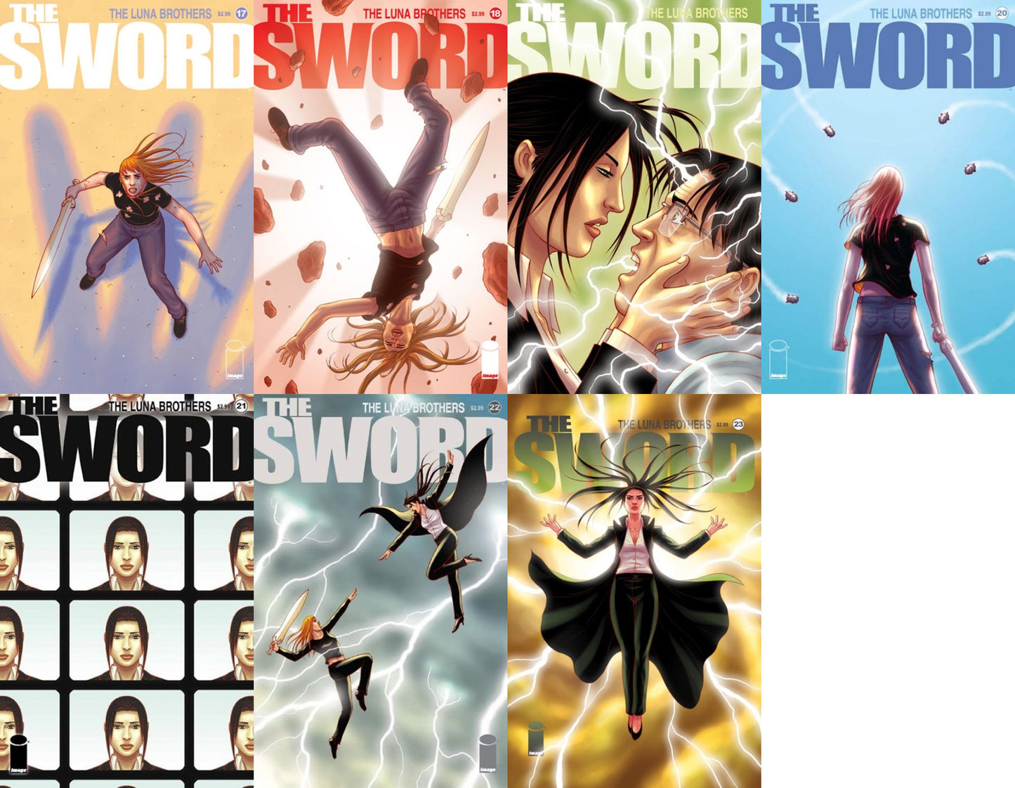 The Sword #17-23 (2007-2010) Image Comics - 7 Comics