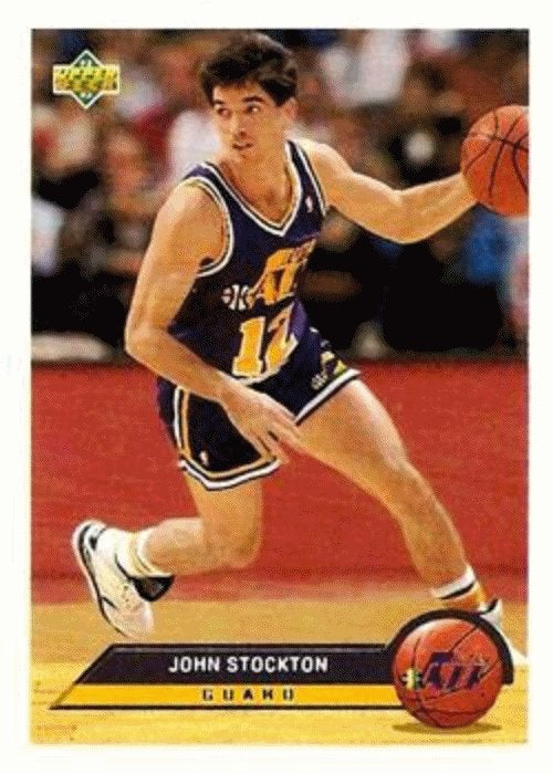 1992-93 Upper Deck McDonald's Basketball P41 John Stockton
