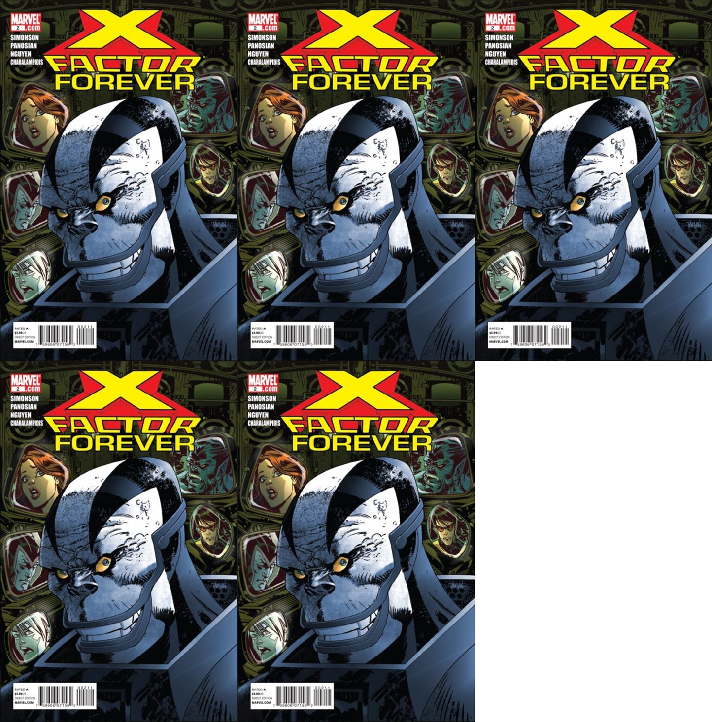 X-Factor Forever #2 (2010) Marvel Comics - 5 Comics