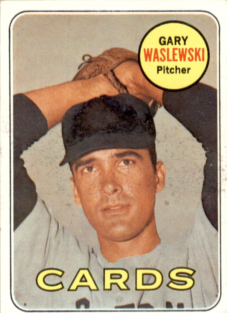 1969 Topps #438 Gary Waslewski RC St. Louis Cardinals GD+