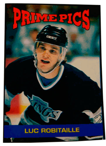 1992 The Sports Card Review & Value Line Prime Pics 49 Luc Robitaille