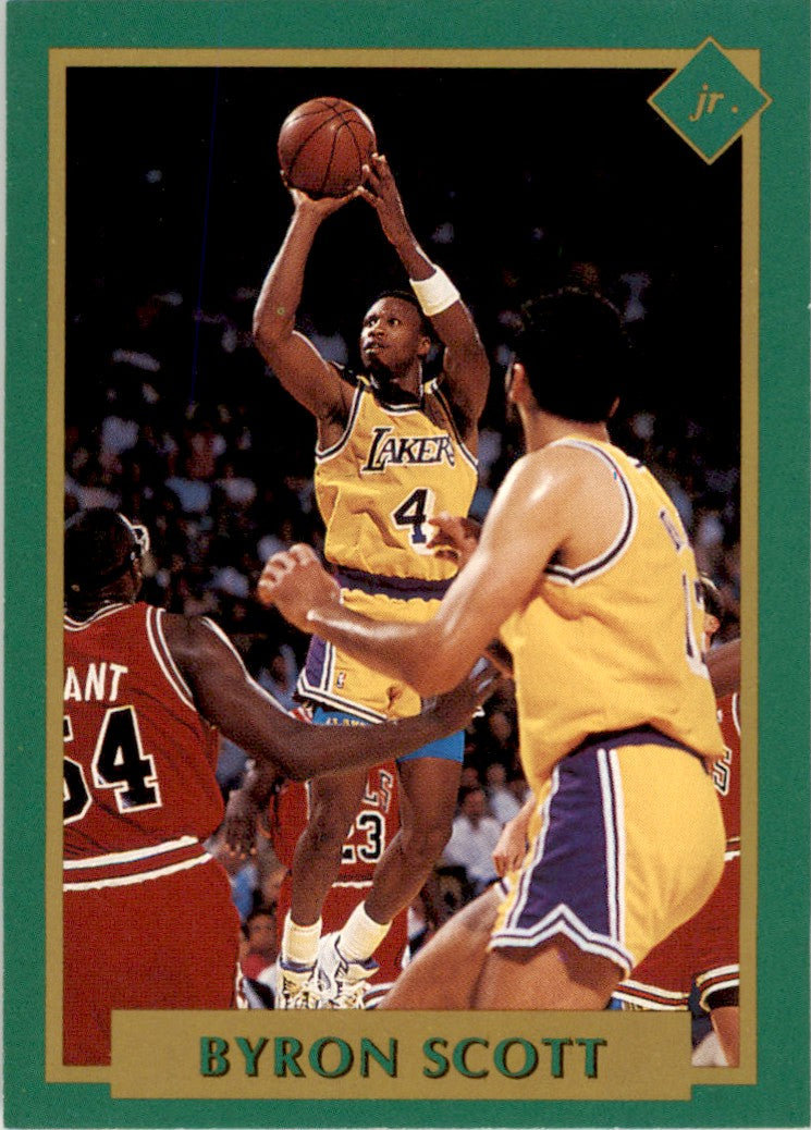 1991 Tuff Stuff Jr. Special Issue NBA FInals #36 Byron Scott Lakers