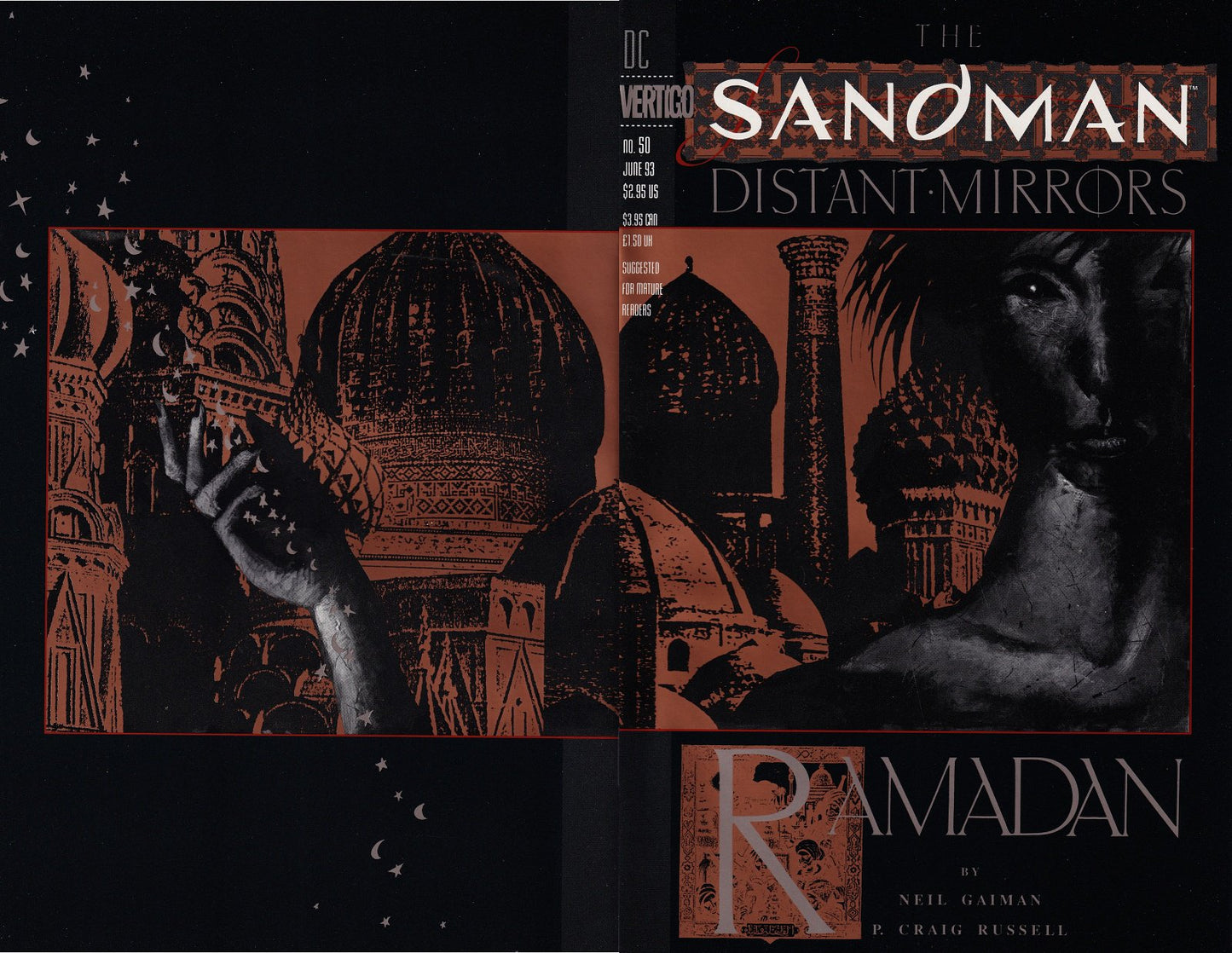Sandman #50 Direct Edition Cover (1989-1996) Vertigo Comics