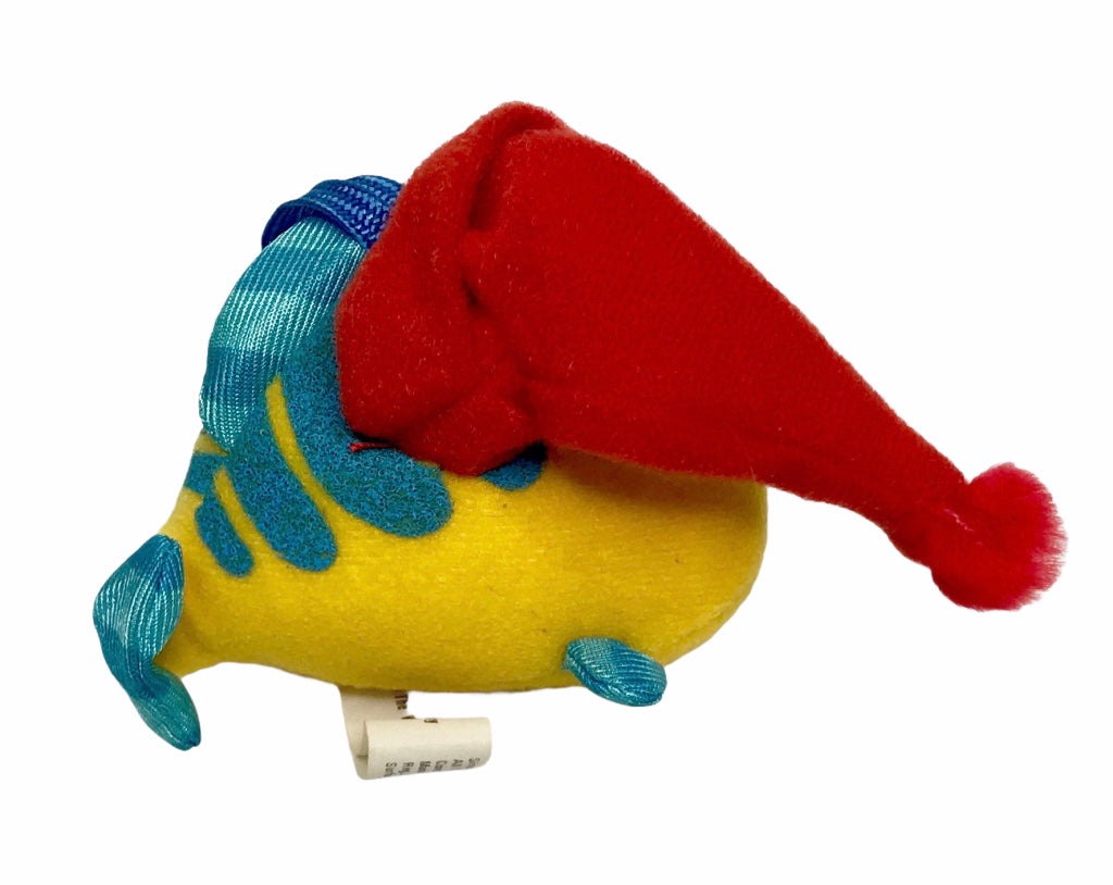 Little Mermaid Flounder Plush Christmas Ornament 1989 McDonalds