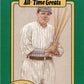 1987 Hygrade All-Time Greats Babe Ruth New York Yankees