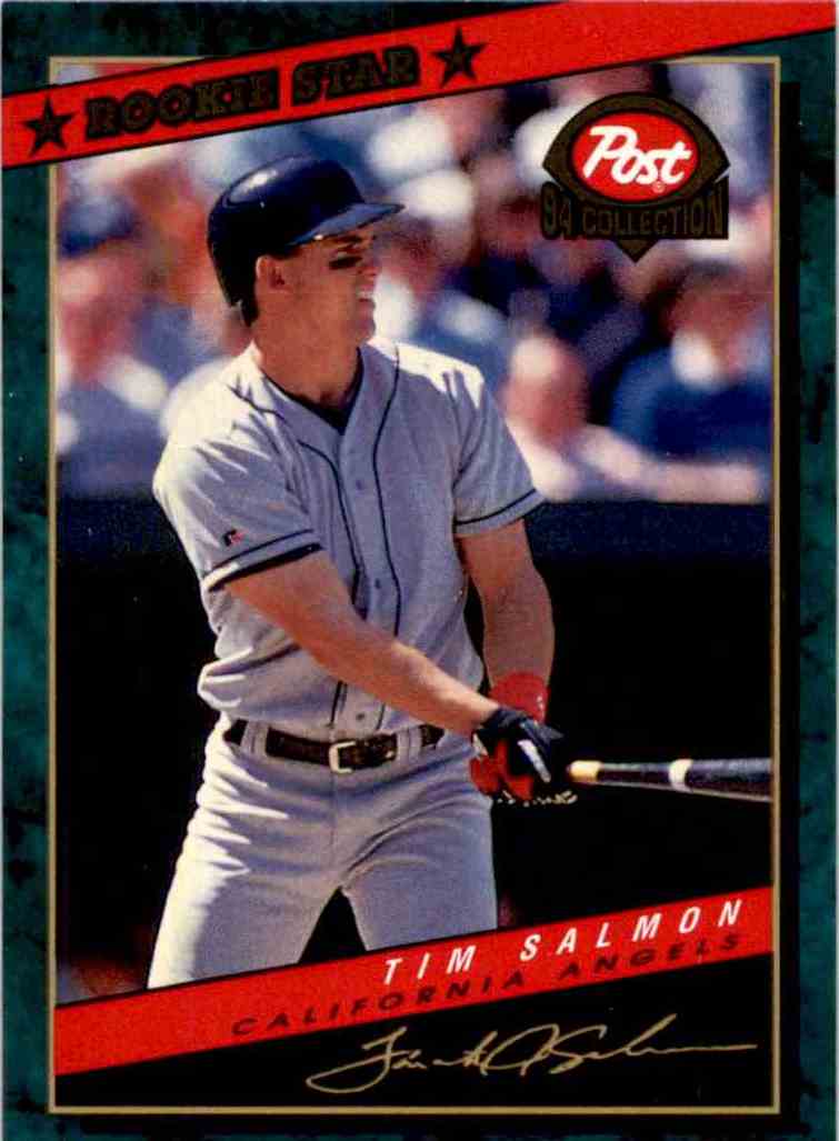 1994 Post Cereal Baseball #26 Tim Salmon California Angels