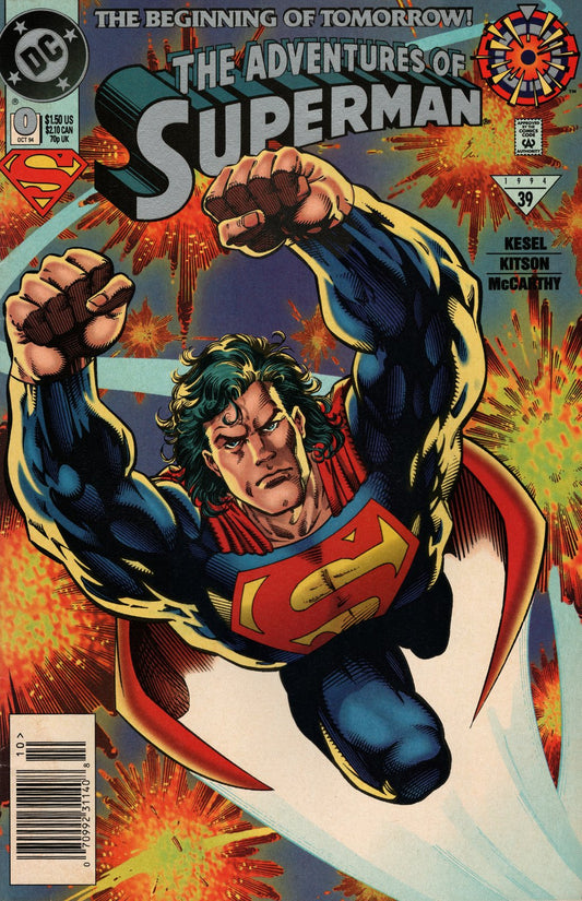 The Adventures of Superman #0 Newsstand (1987-2006) DC Comics