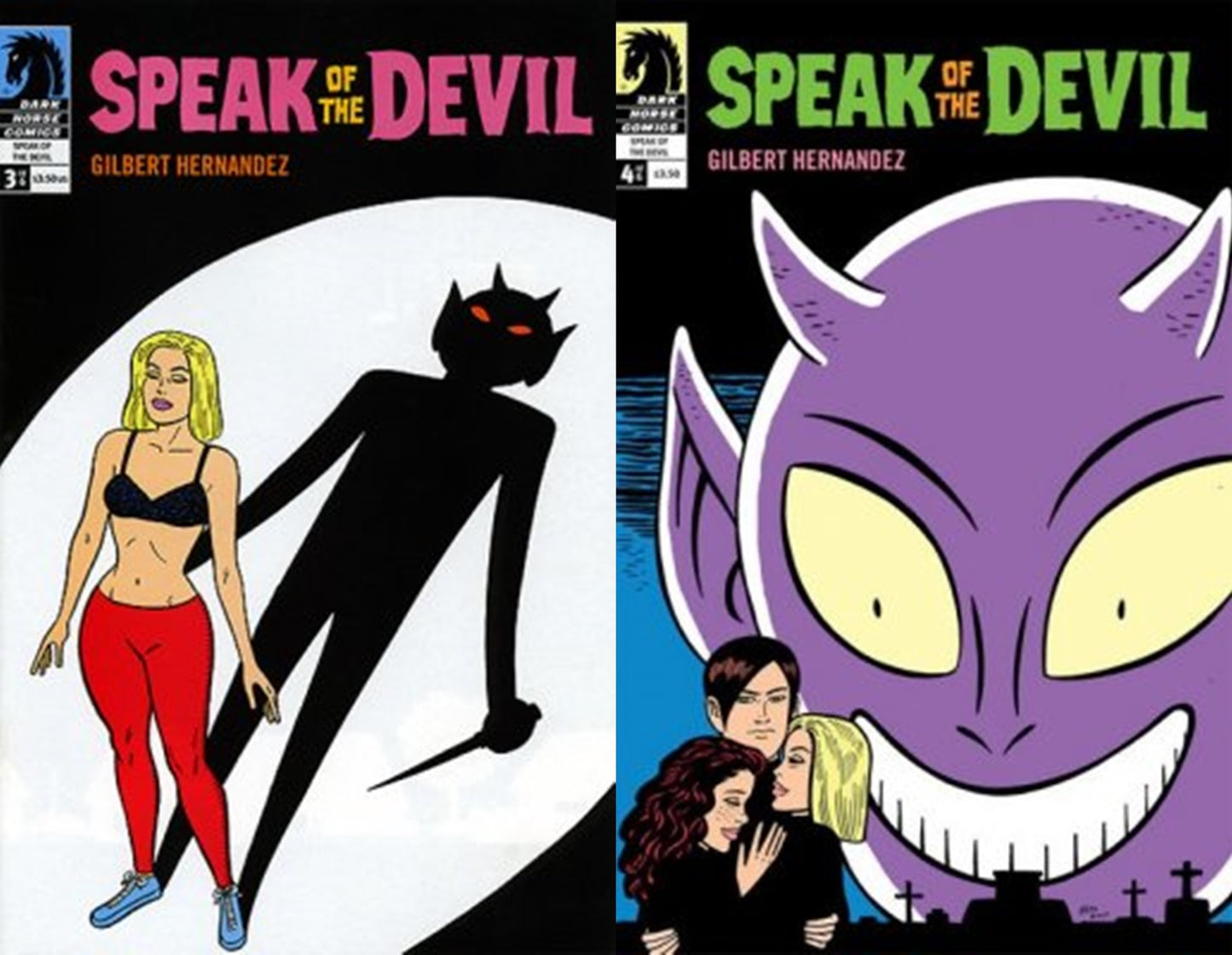 Speak of the Devil #3-4 (2007-2008) Dark Horse Comics - 2 Comics