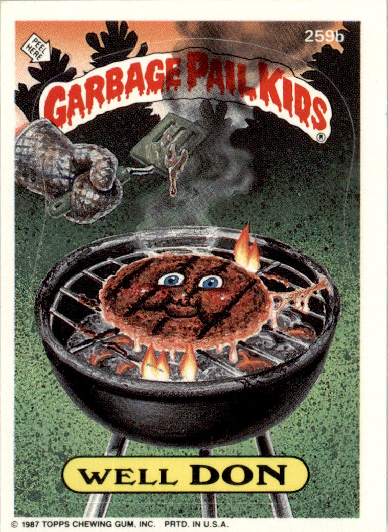 1987 Garbage Pail Kids Series 7 #259B Well Don NM