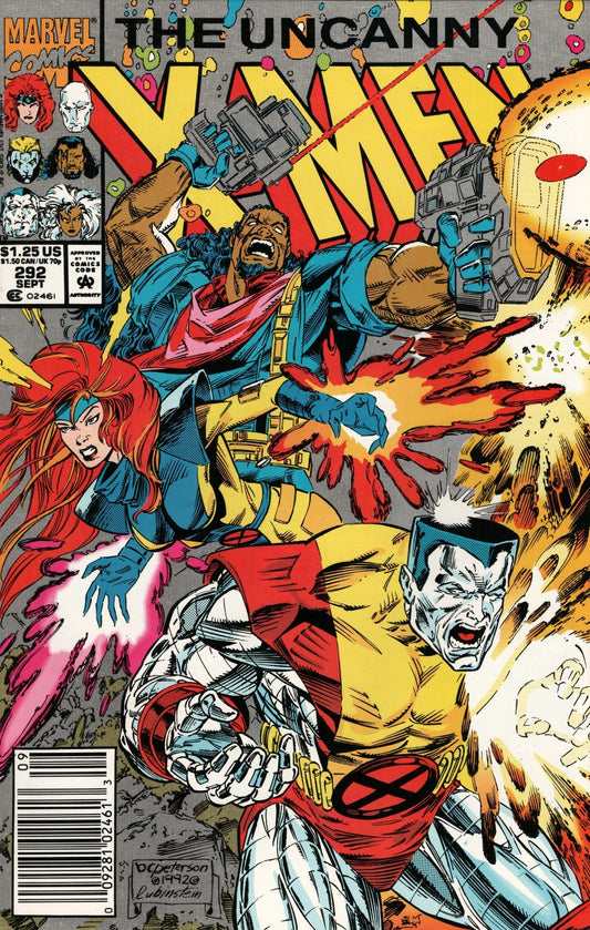 The Uncanny X-Men #292 Newsstand Cover (1981-2011) Marvel