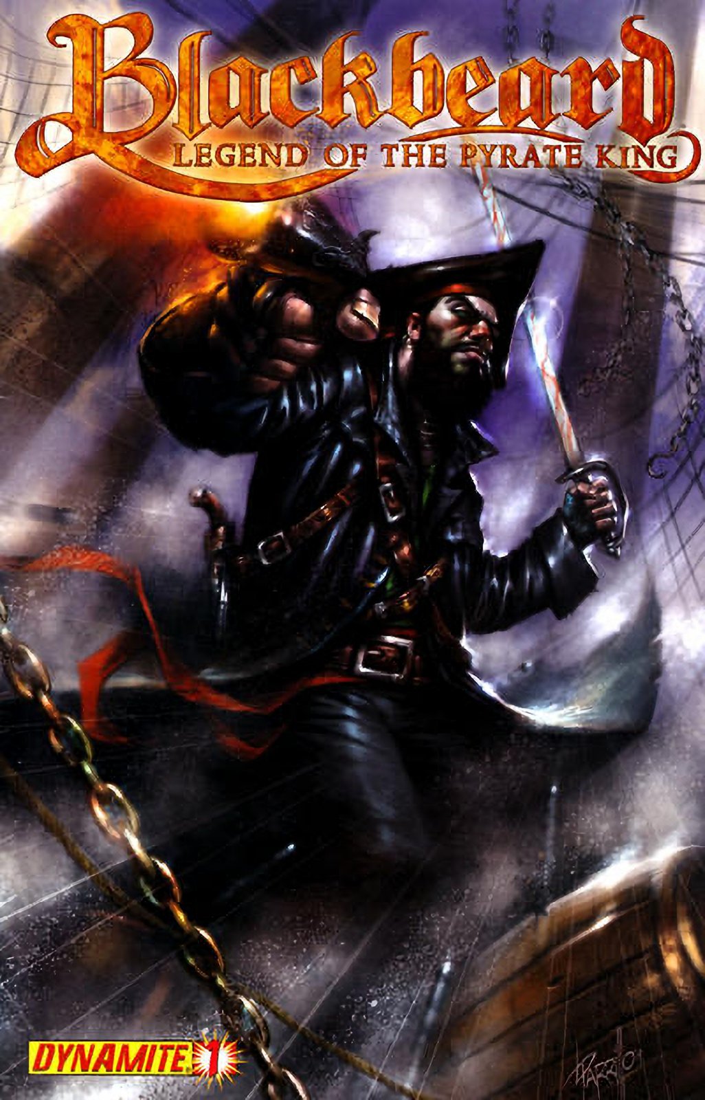 Blackbeard: Legend of the Pyrate King #1B (2009-2010) Dynamite Comics