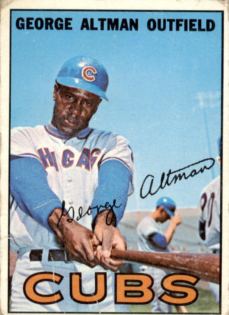 1967 Topps #87 George Altman Chicago Cubs GD