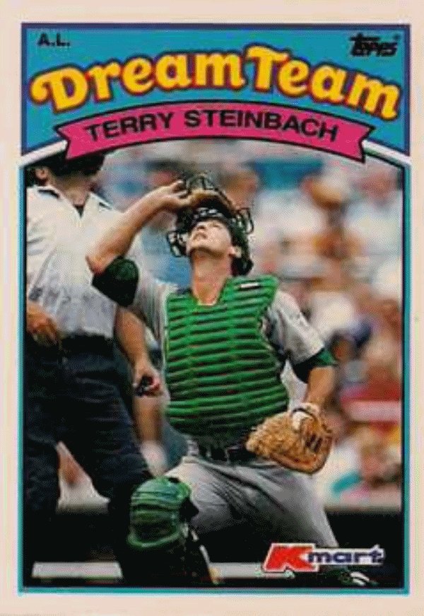 1989 Topps K-Mart Dream Team Baseball 19 Terry Steinbach