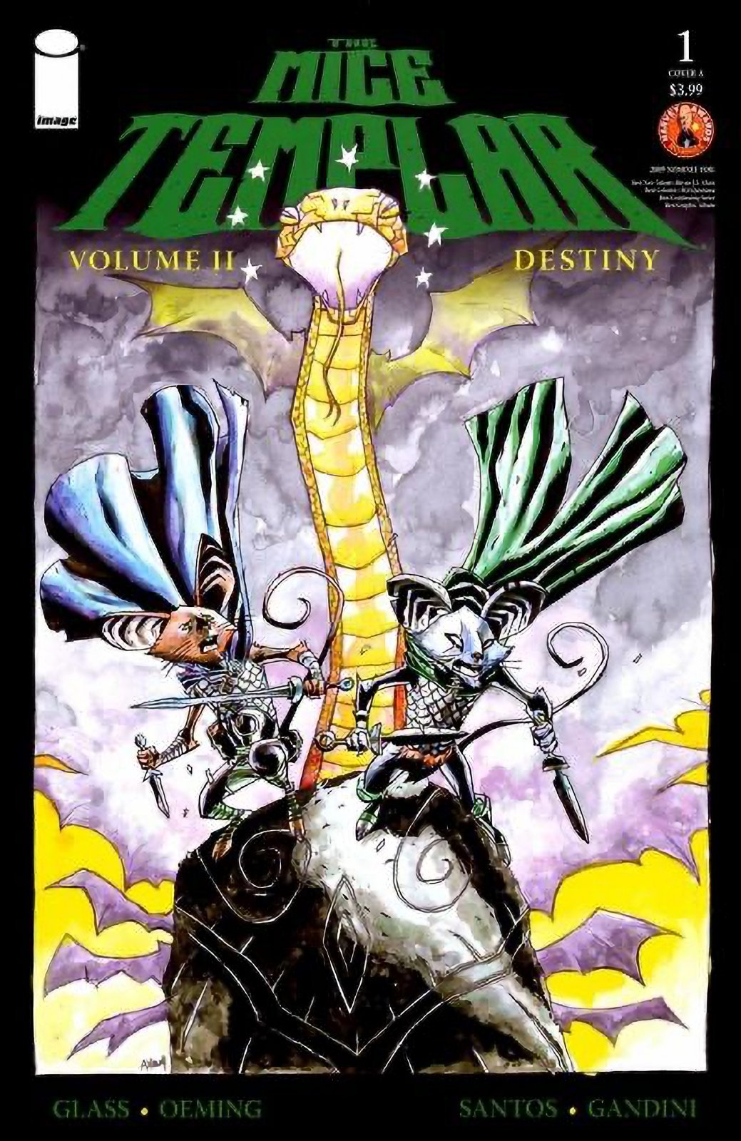 The Mice Templar Volume II: Destiny #1 (2009-2010) Image Comics