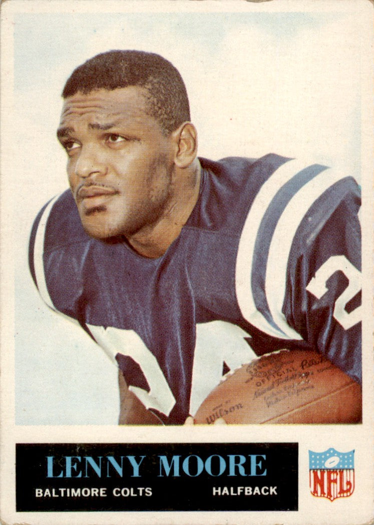 1965 Philadelphia #8 Lenny Moore Baltimore Colts VG-EX