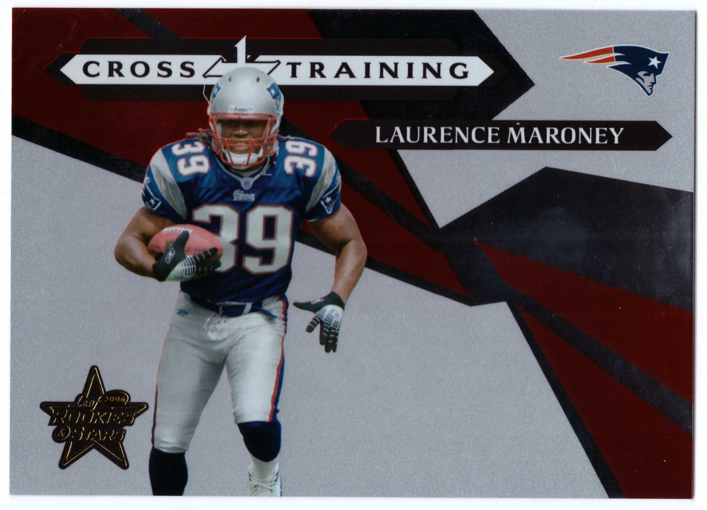 2006 Leaf Rookies & Stars Crosstraining Red #CT-1 Laurence Maroney Patriots