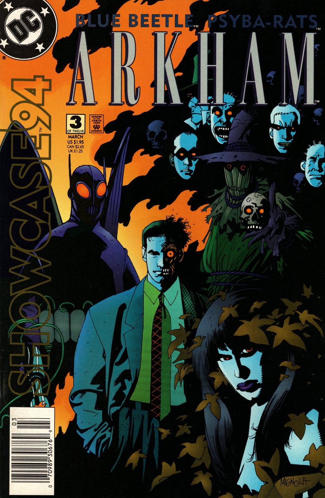 Showcase '94 #3 Newsstand Cover (1994) DC Comics