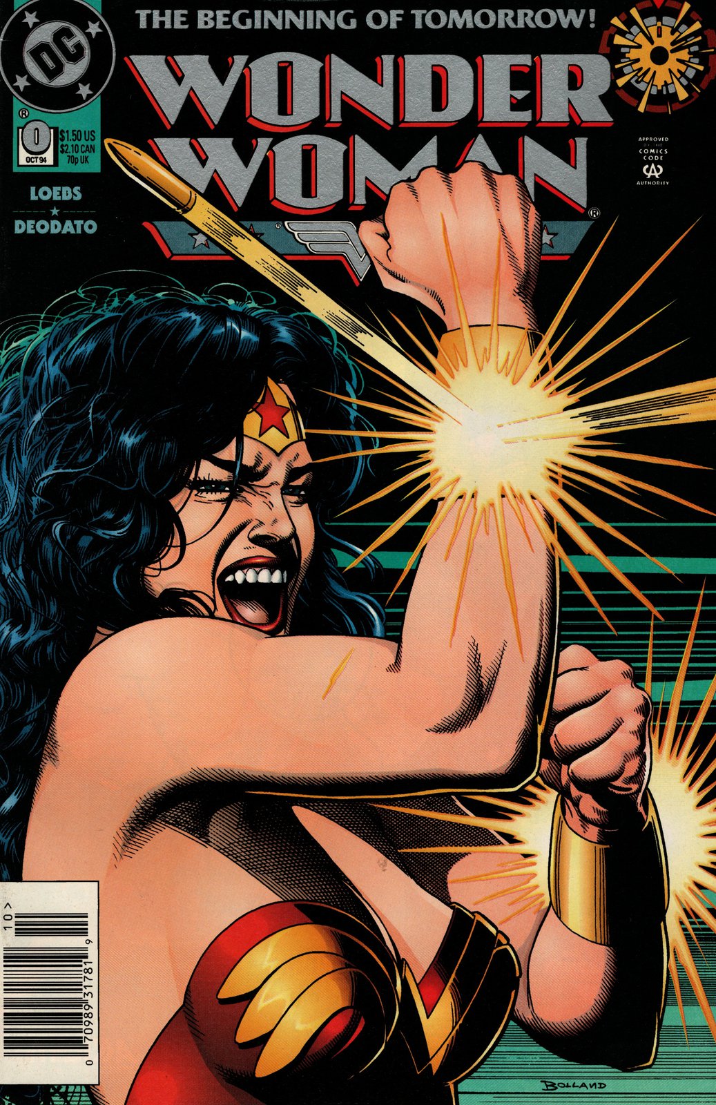 Wonder Woman #0 Newsstand Cover (1987-2006) DC Comics