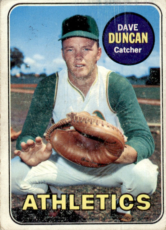 1969 Topps #68 Dave Duncan Oakland Athletics GD