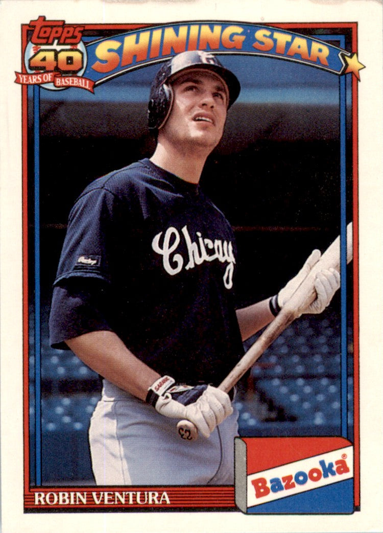 1991 Topps Bazooka #15 Robin Ventura Chicago White Sox