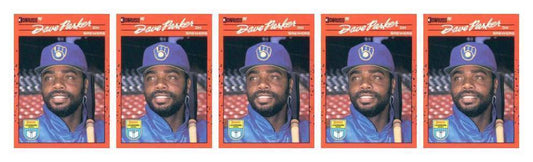 (5) 1990 Donruss Learning Series #33 Dave Parker Baseball Card Lot Brewers