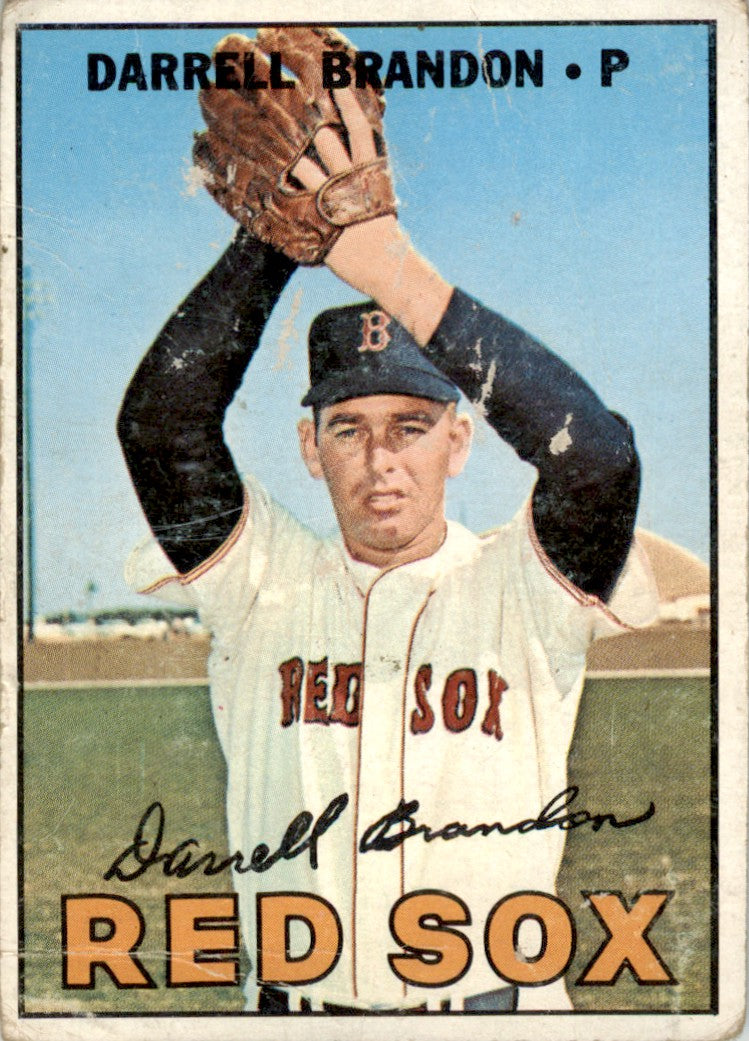 1967 Topps #117 Darrell Brandon Boston Red Sox FR