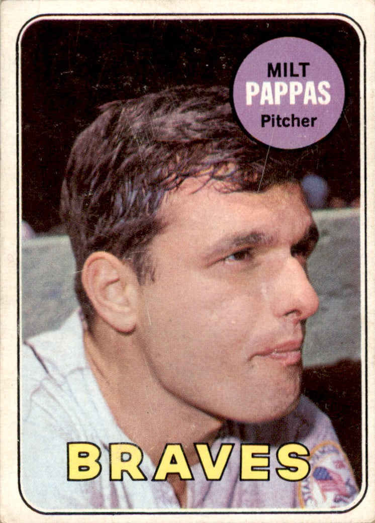 1969 Topps #79 Milt Pappas Atlanta Braves GD+