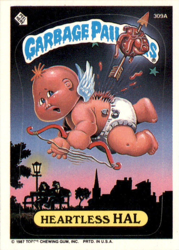 1987 Garbage Pail Kids Series 8 #309a Heartless Hal NM-MT