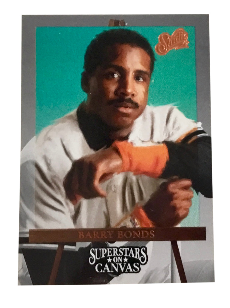 1993 Studio Superstars on Canvas #10 Barry Bonds San Francisco Giants