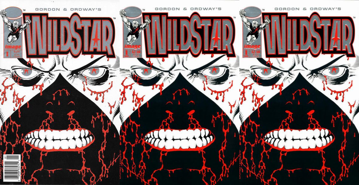 Wildstar: Sky Zero #1 Newsstand & Direct Covers (1995) Image Comics - 3 Comics