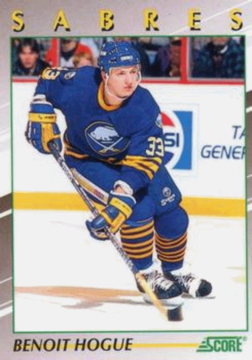 1991-92 Score Young Superstars Hockey 31 Benoit Hogue