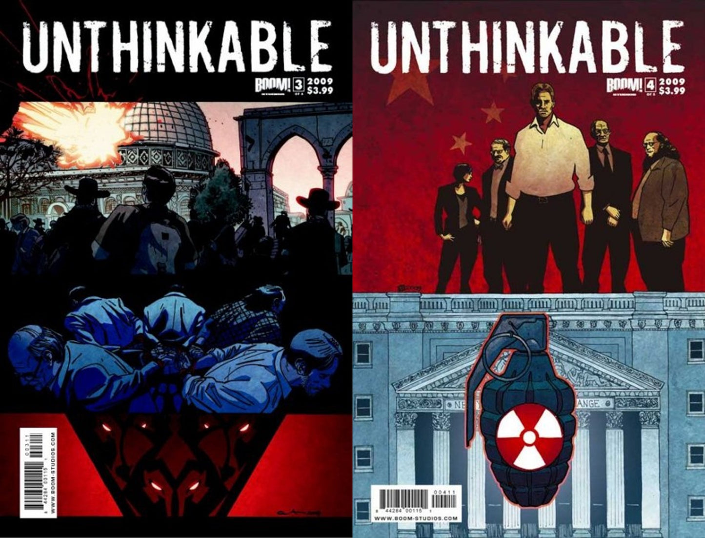 Unthinkable #3-4 (2009) Boom! Comics - 2 Comics