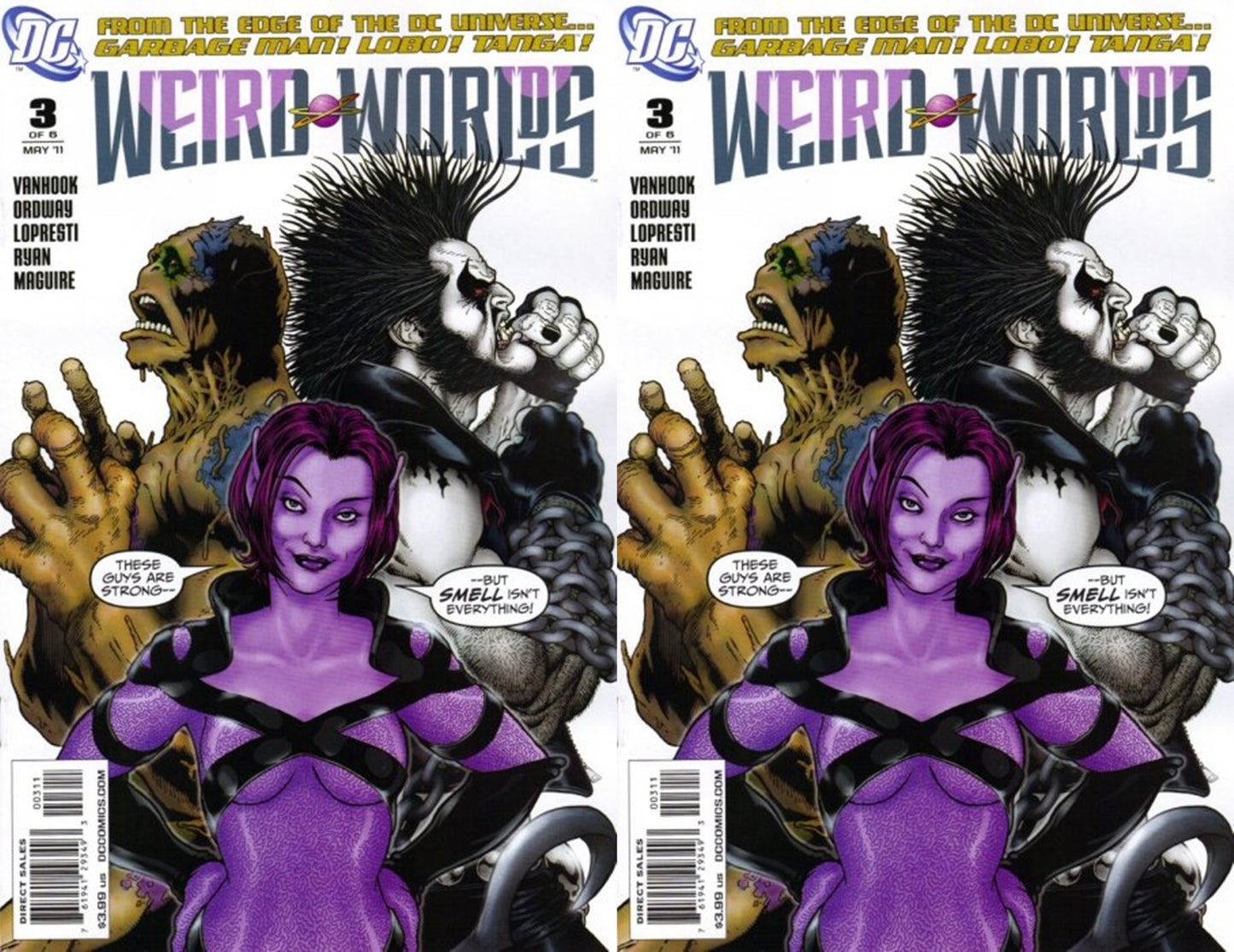 Weird Worlds #3 Volume 4 (2011) DC Comics - 2 Comics