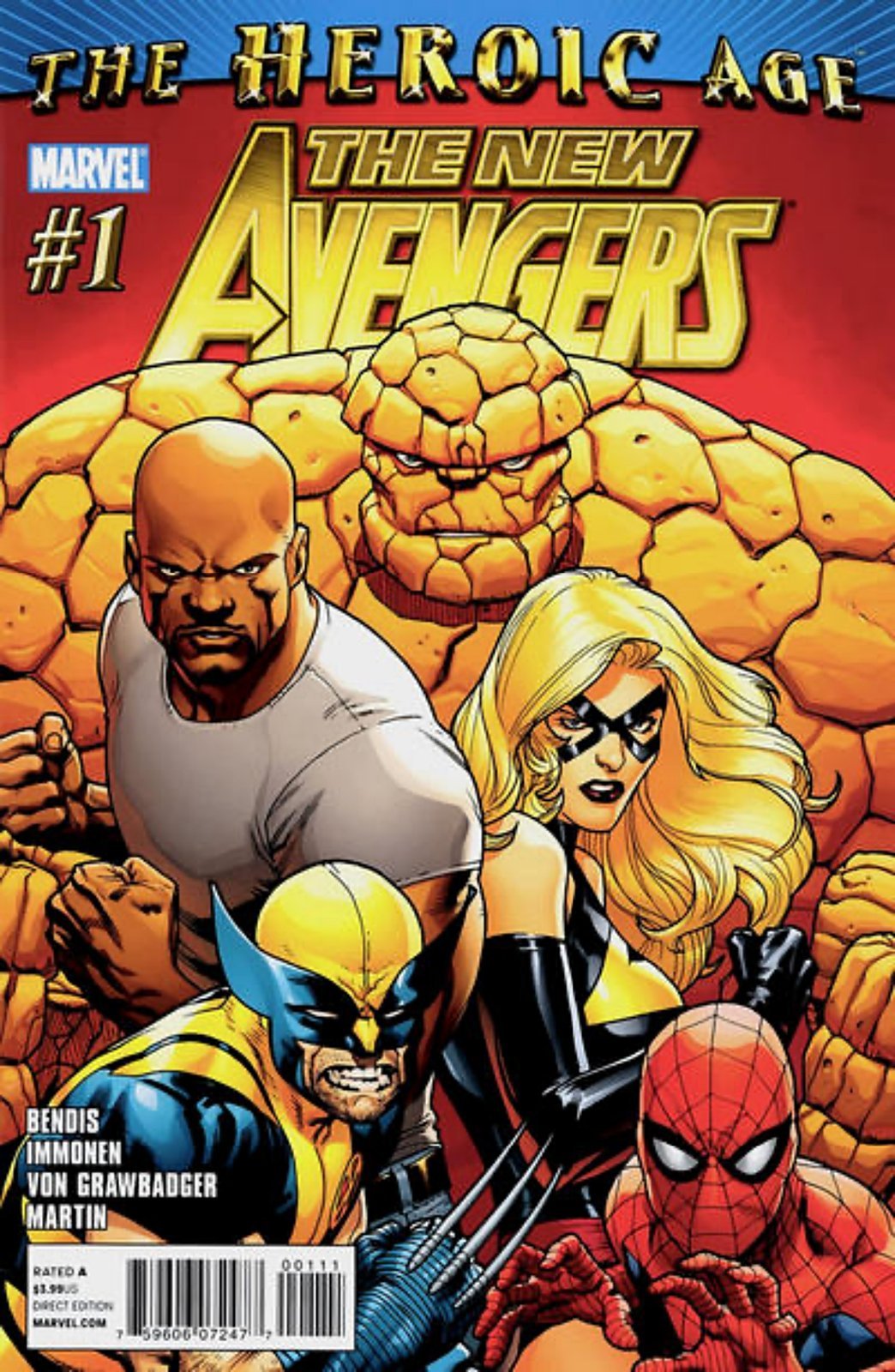 New Avengers #1 (2010-2013) Marvel Comics