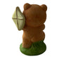Bear with Kite Vintage Ceramic 2 Inch Figurine