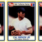 (3) 1991 Post Cereal Baseball #19 Cal Ripken Jr. Orioles Baseball Card Lot