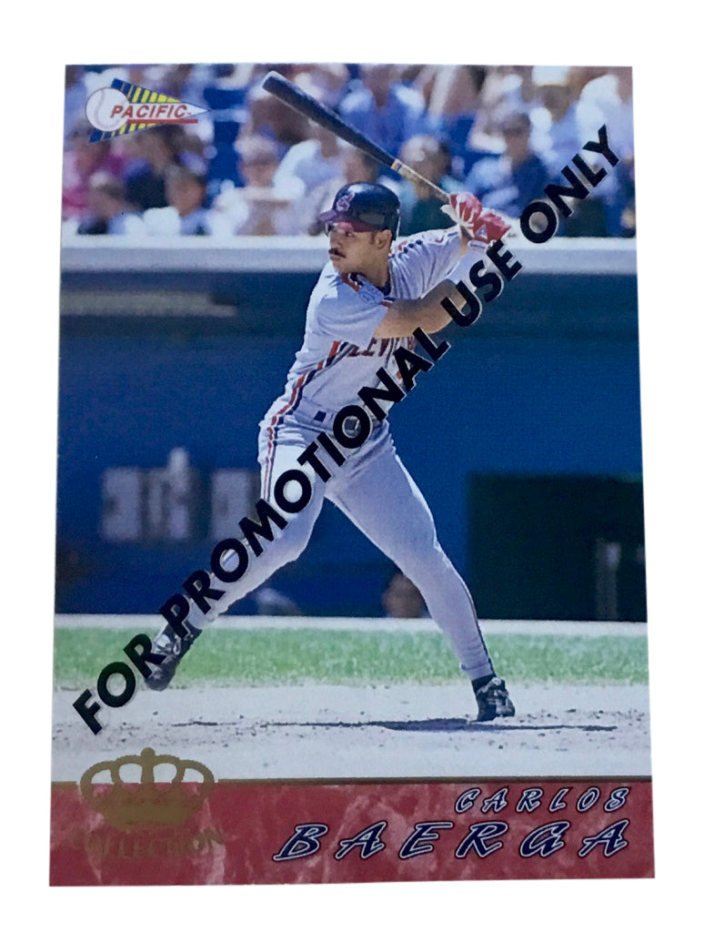 1994 Pacific Crown Collection Promo #P-1 Carlos Baerga Cleveland Indians