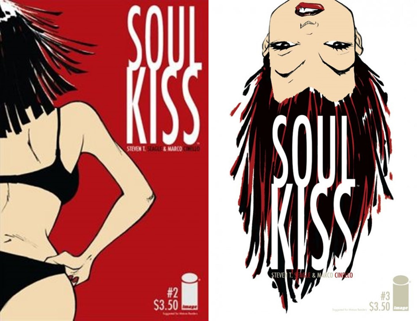 Soul Kiss #2-3 (2009) Image Comics - 2 Comics