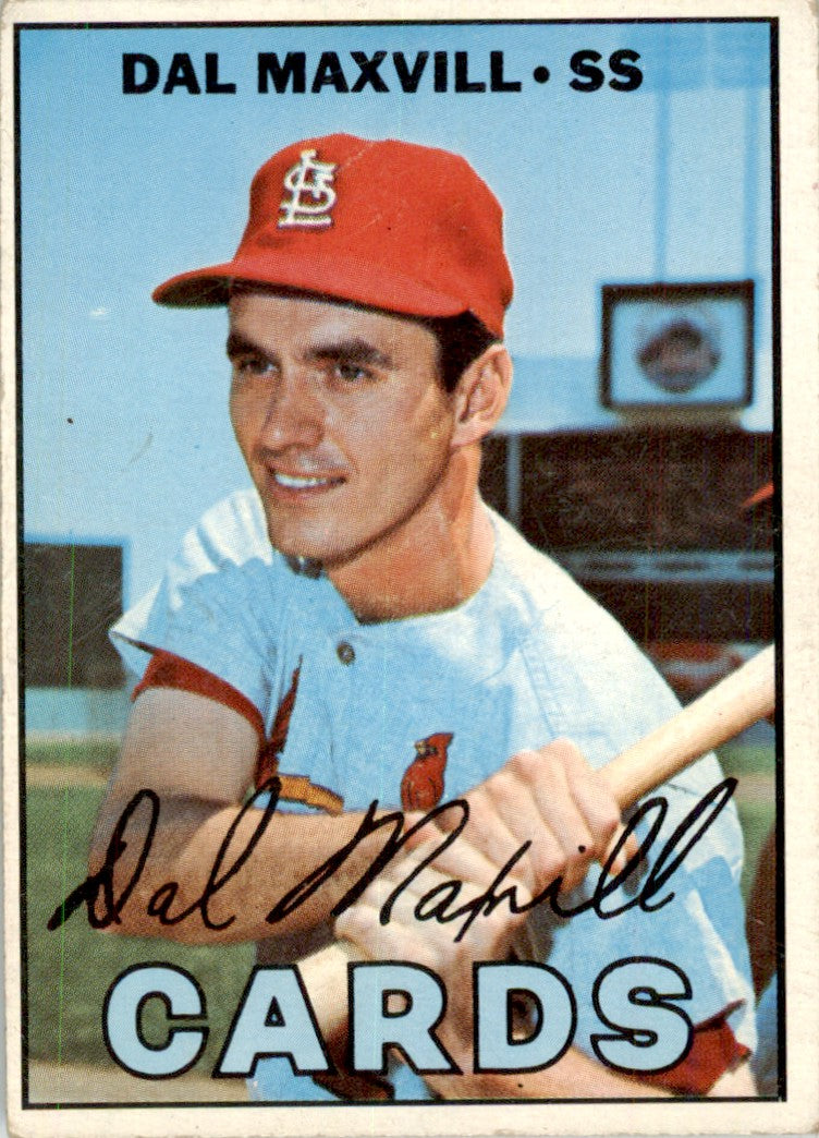 1967 Topps #421 Dal Maxvill St. Louis Cardinals VG-EX