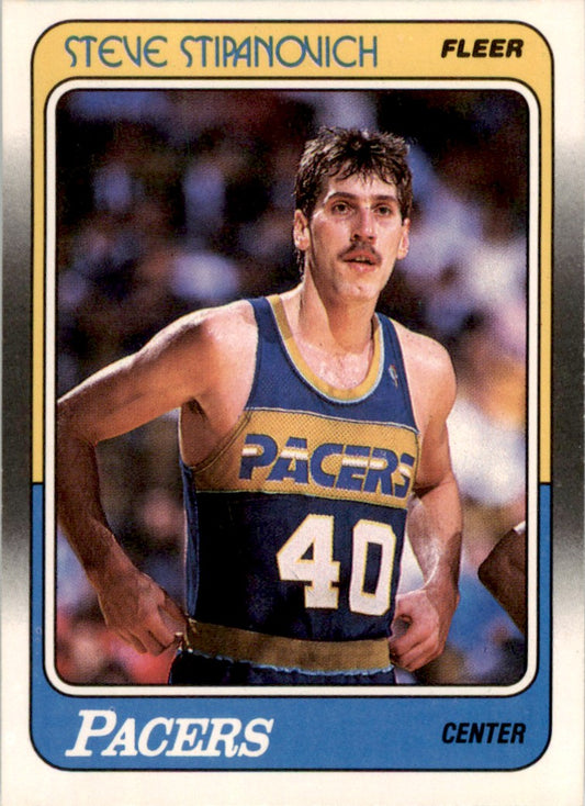 1988 Fleer #59 Steve Stipanovich Indiana Pacers
