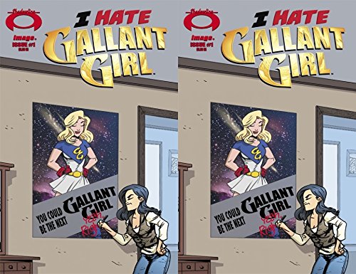 I Hate Gallant Girl #1 (2008 - 2017) Image Comics - 2 Comics