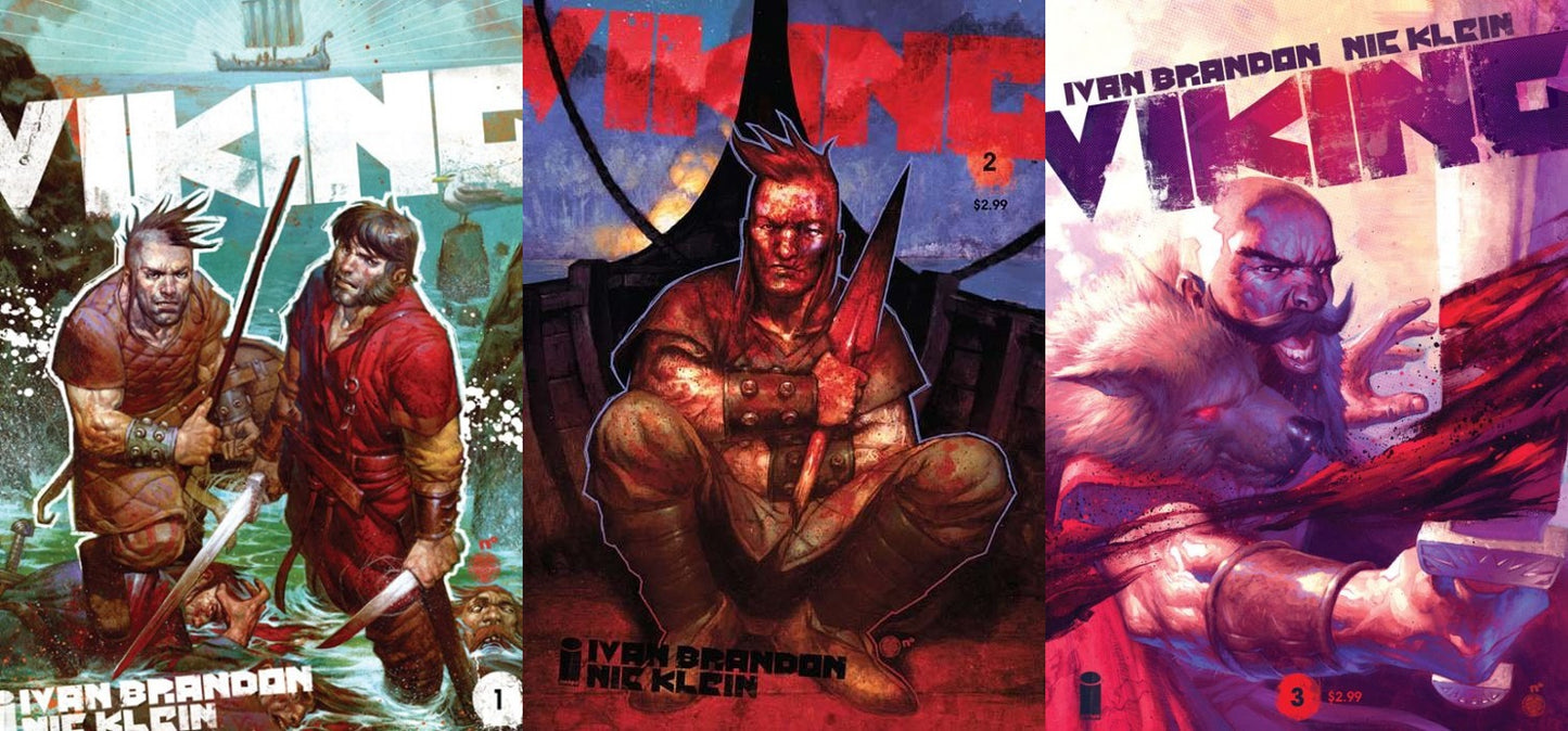 Viking #1-3 (2009-2010) Image Comics - 3 Comics