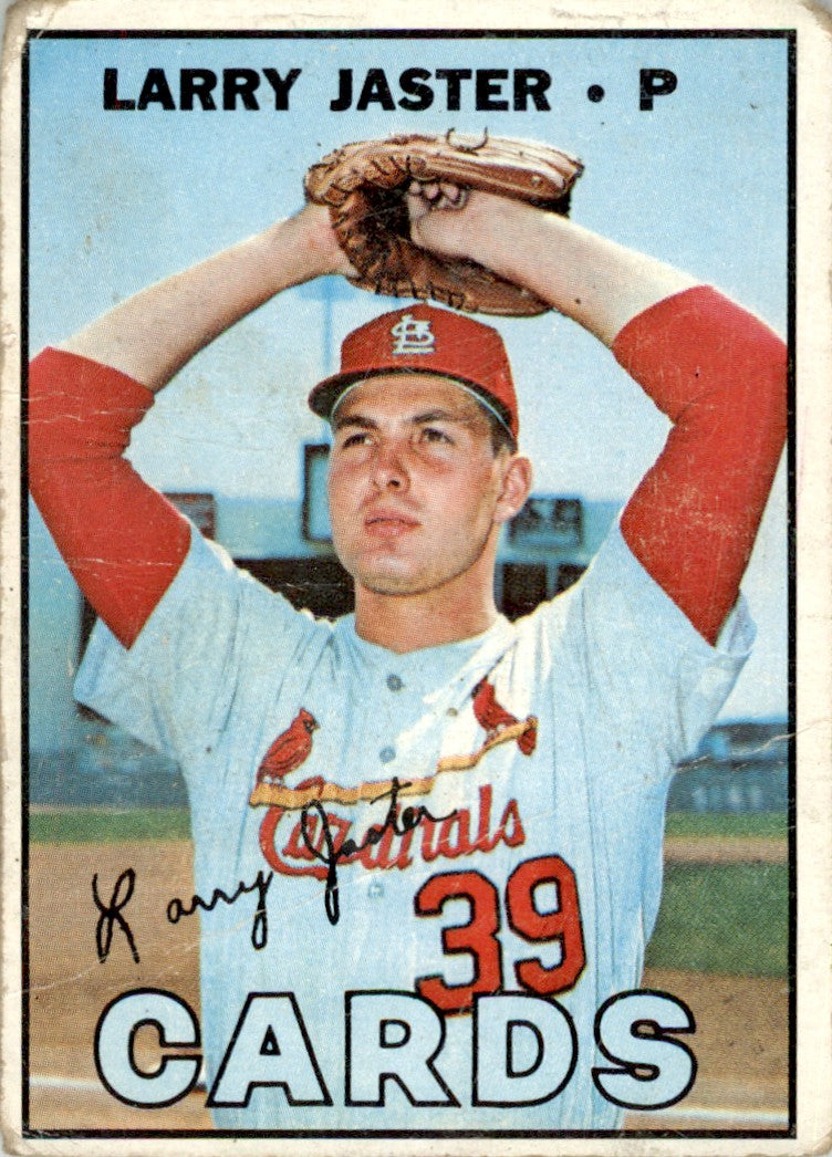 1967 Topps #356 Larry Jaster St. Louis Cardinals FR
