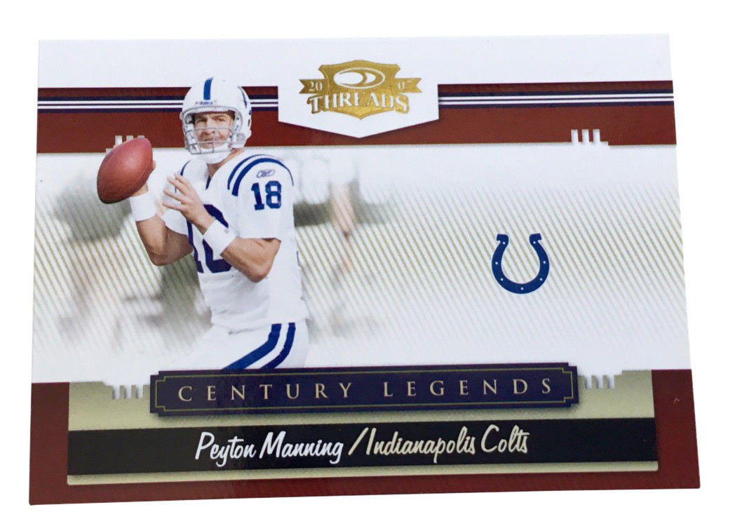 2007 Donruss Threads - Century Legends Gold #3 Peyton Manning Indianapolis Colts